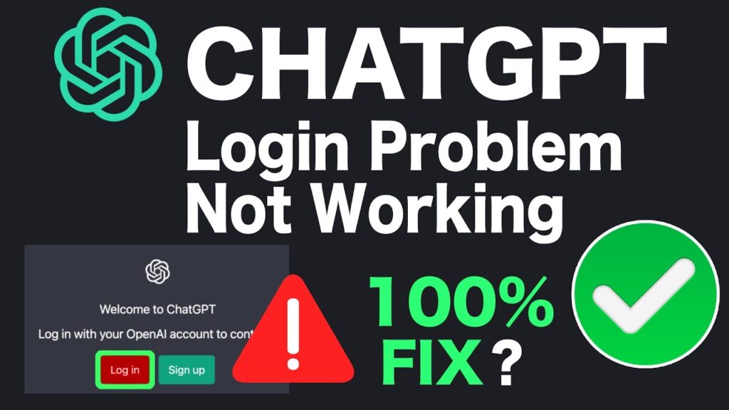 Common issues faced while logging in to Chatgpt